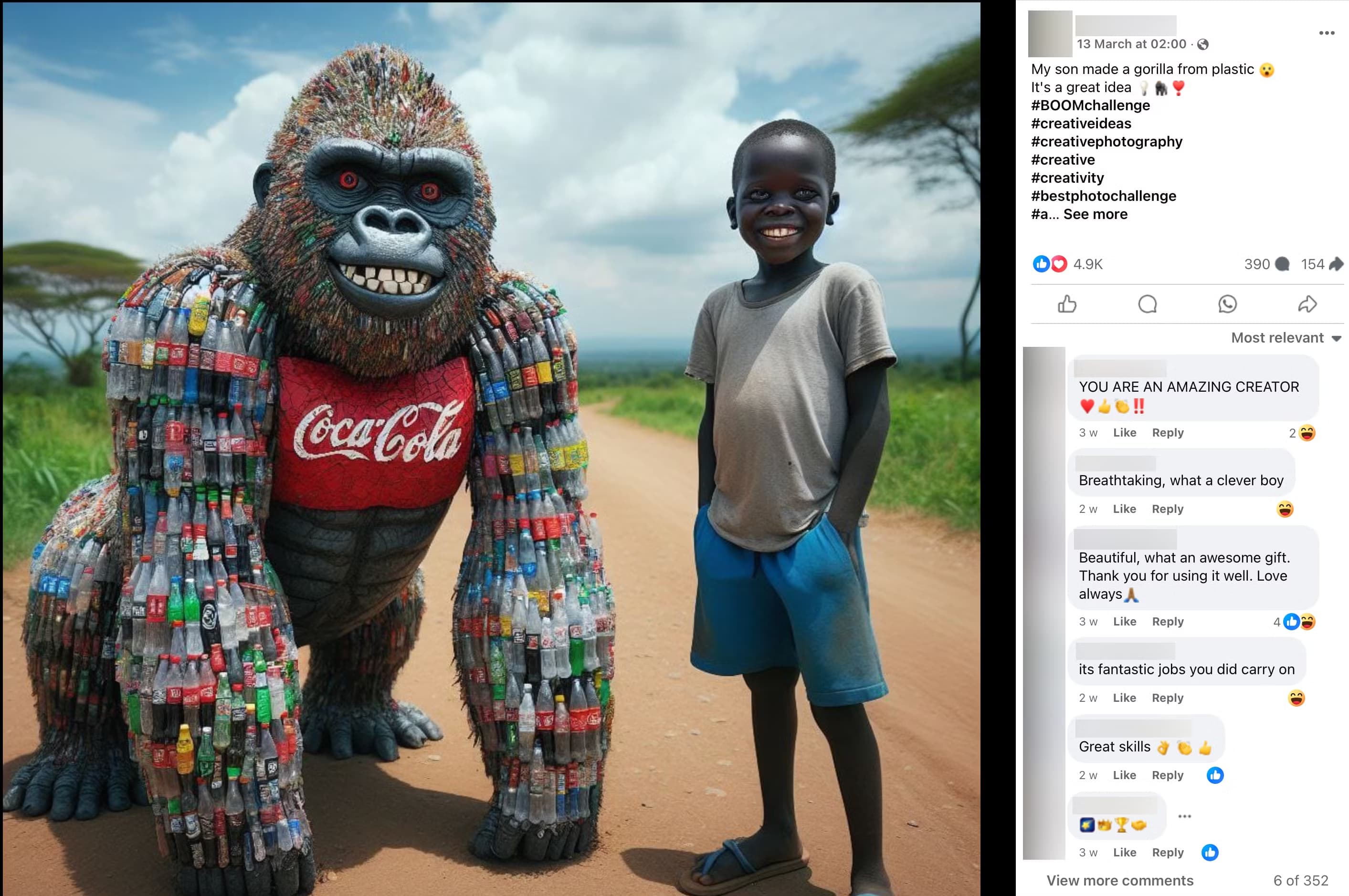 facebook post